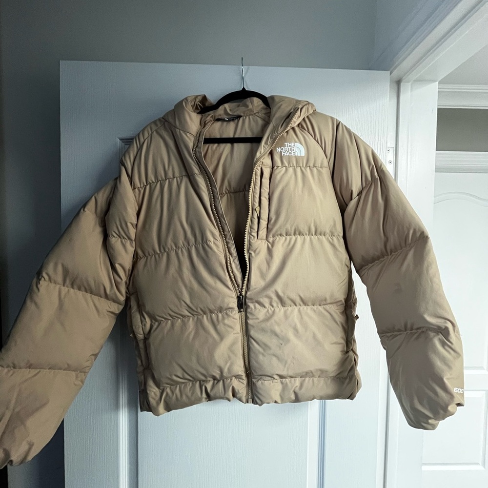The North Face Beige Puffer Jacket